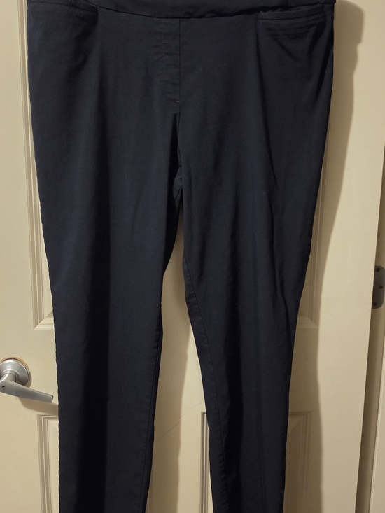 Apt. 9 Pants - Apt. 9 Black Stretch Pull-On Trousers